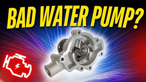 broken screw on water pump symptoms|bad water pump bearing symptoms.